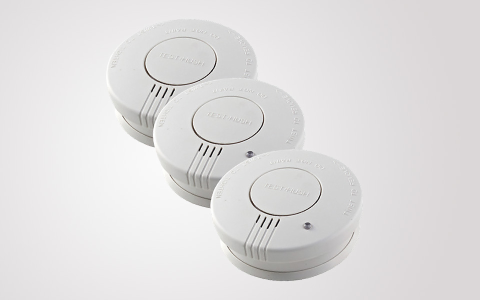 Brandvarnare i 3-pack