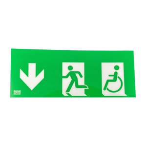 Piktogram HCP pil ned Segui Led 20m L24 