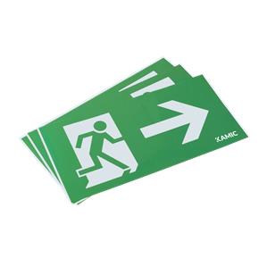 Piktogramset Exodus/Nepto-IP65 för dubbelsidig kupa pil h/v/n