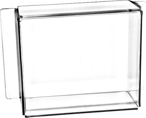 Bollskydd litet för väggmontage