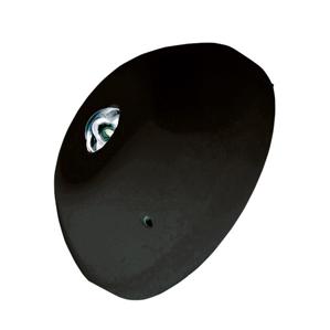 N68 rund lins utanpåliggande svart