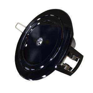 N68 oval lins infälld svart CBS