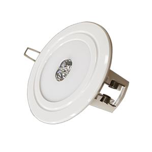 N68 oval lins infälld vit CBS