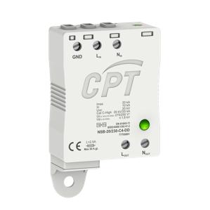 NSB-20/230-C4-DD är ett skydd med indikering för status av funktion samt seriekoppling mot belysning.